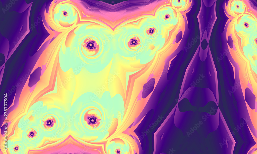 Beautiful abstract background for art projects, cards, business, posters. 3D illustration, computer-generated fractal Beautiful abstract background for art projects, cards, business, posters. 3D illustration, computer-generated fractal