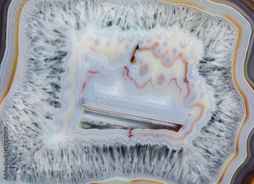 Multicolor lacy agate close-up