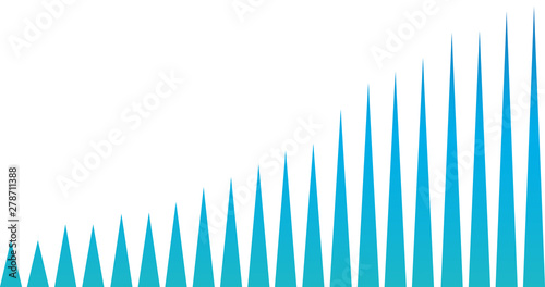 4K Blue triangle geometric ...