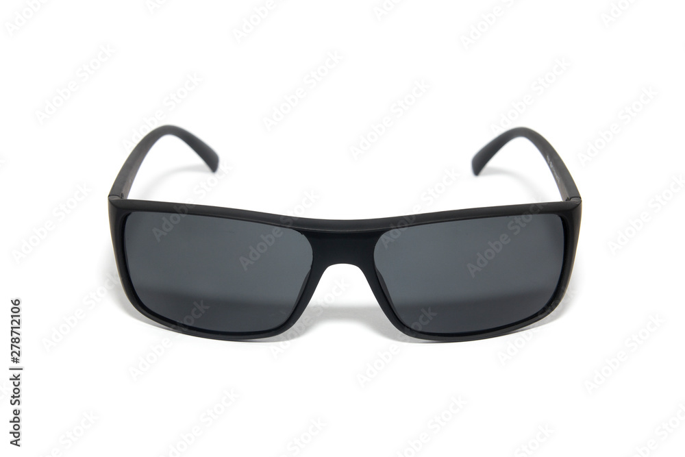 Sunglasses on white background. Male and female Sunglasses on white background. Male and female