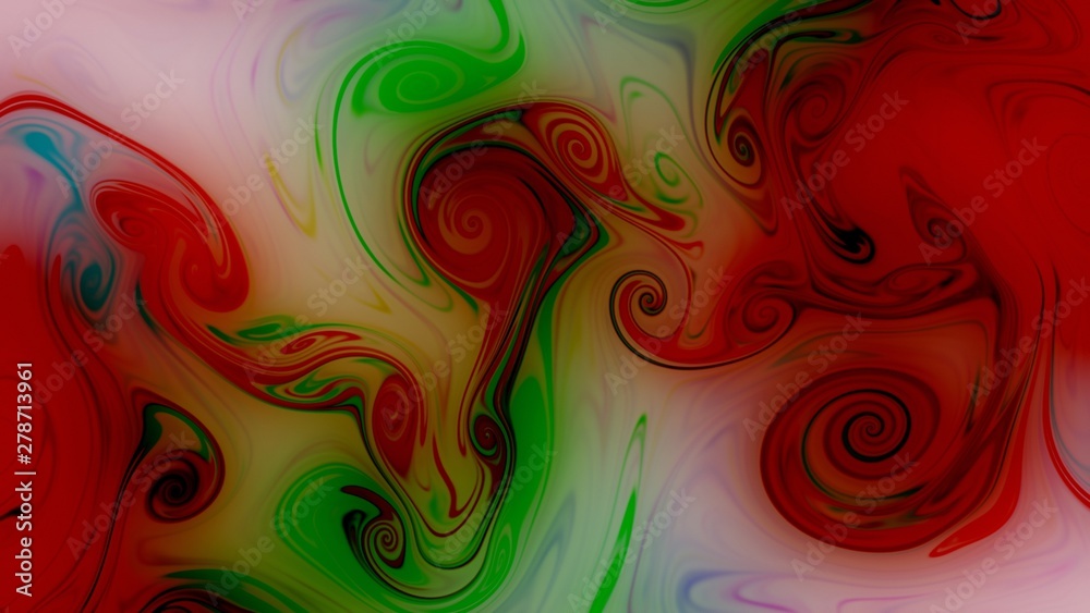 Magic space texture, pattern, looks like colorful smoke and fire. Abstract colourful illustration.