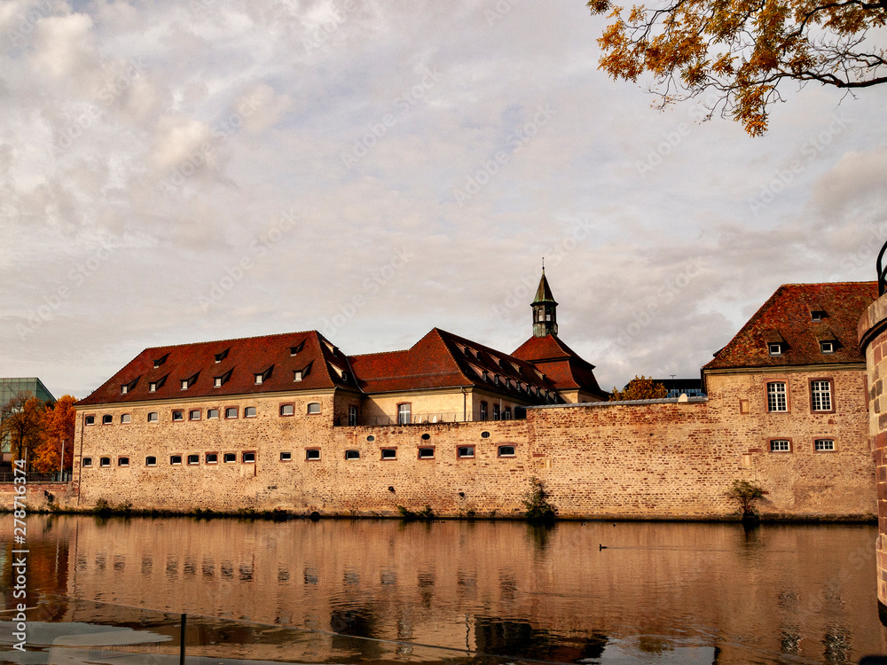 Obraz premium River cruise in Strasbourg, France