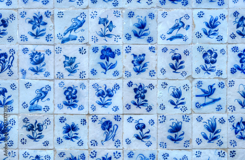 Panneau d'azulejos à Óbidos, Portugal
