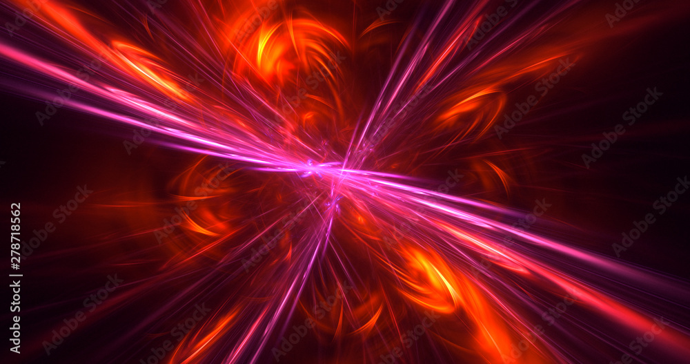 3D rendering abstract fractal light background 3D rendering abstract fractal light background