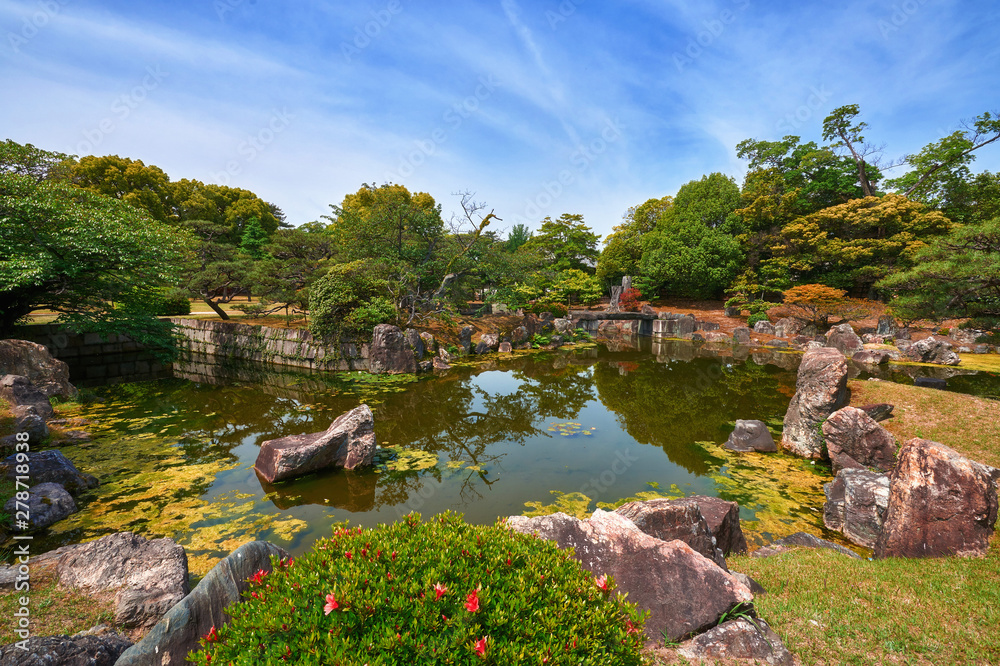 Obraz premium Beautiful japanese stone garden for meditation