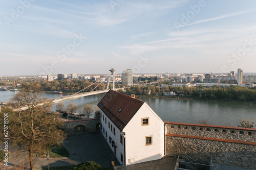 Canvas Print bratislava view of the city