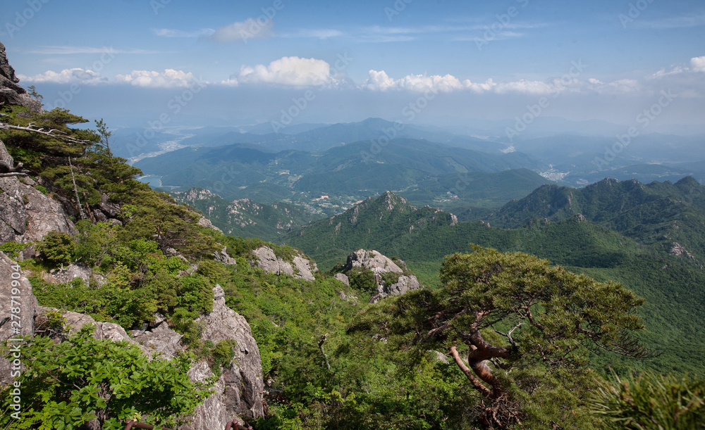 Panoramic View of Gaya Mountain (Korea)