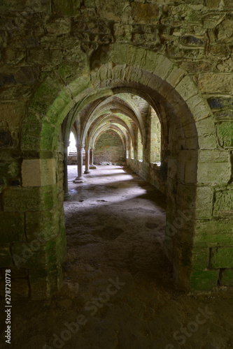 The interior of Battle Abbey Sussex England