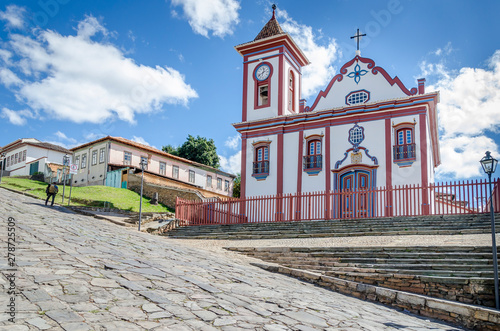Church of St. Francis of Assisi in Diamantina , MG , Brazil .