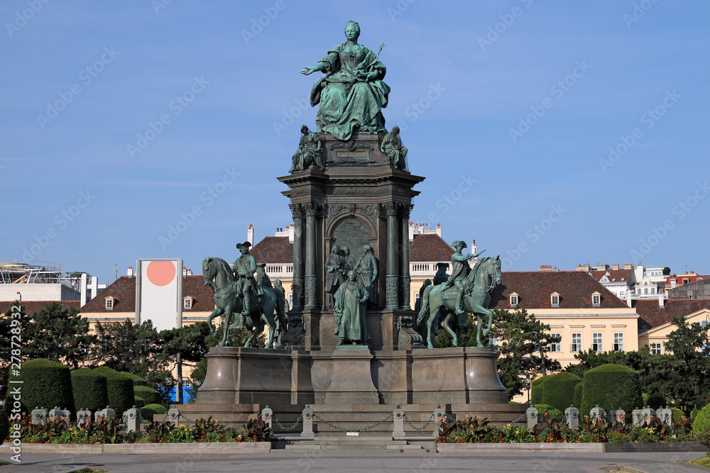 Empress Maria Theresia monument Vienna Austria