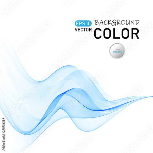 Abstract color wave vector. Curve line dynamic flow.