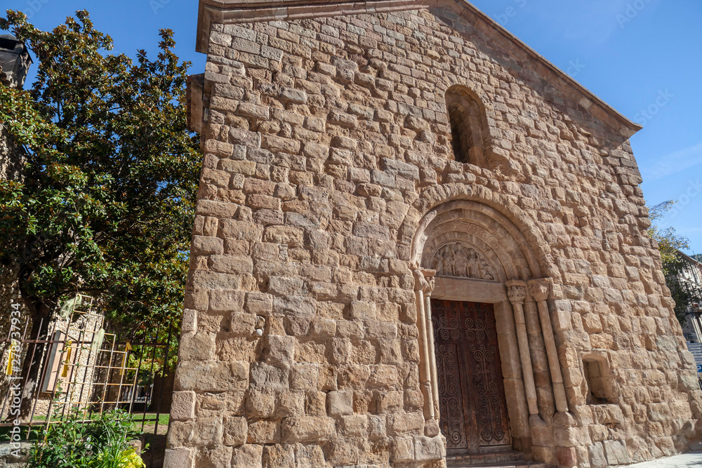 Sant Joan de les Abadesses, Catalonia, Spain. Romanesque church of Sant Pol.