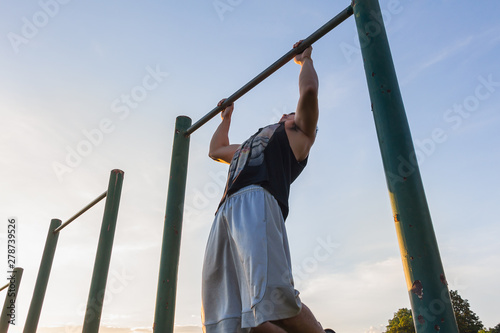 Pull-up strength training exercise