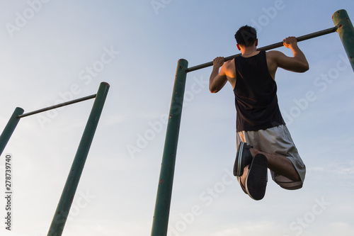 Pull-up strength training exercise