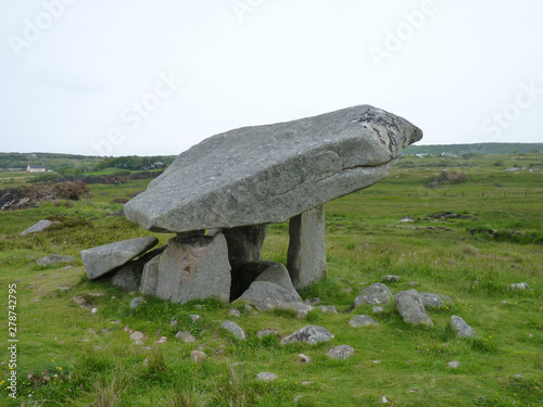 Fotografering Kilclooney burial chamber, Donegal, Ireland