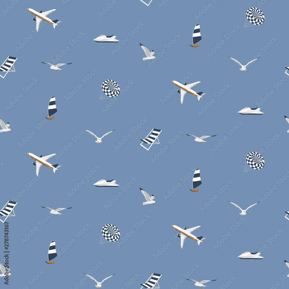 Obraz premium Summer time pattern