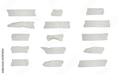 Fotobehang Strips of clear masking tape