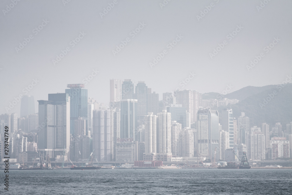 Fototapeta premium skyline of hong kong