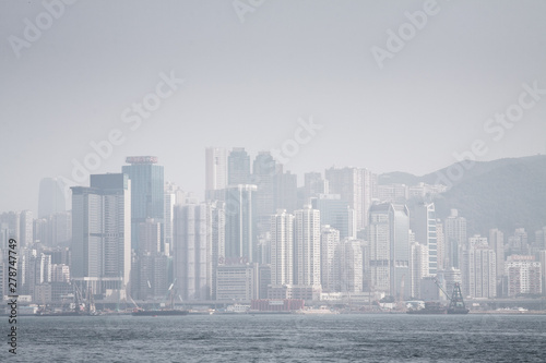 skyline of hong kong