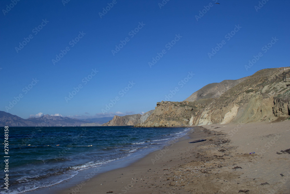 Sick off the coast in Crimea