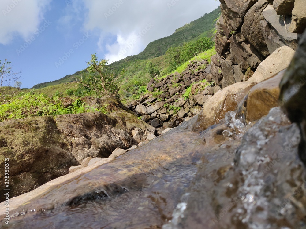 mountain landscape with river mountain landscape with river