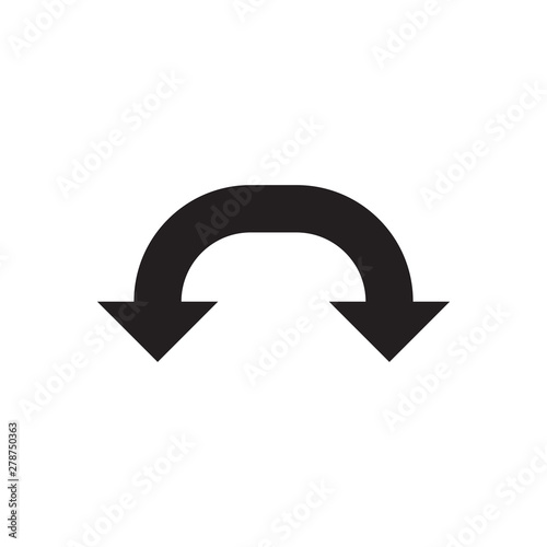 Free Download arrow icon logo vector simple illustration - GFXLoad