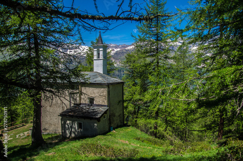 landscape of italian alps photo