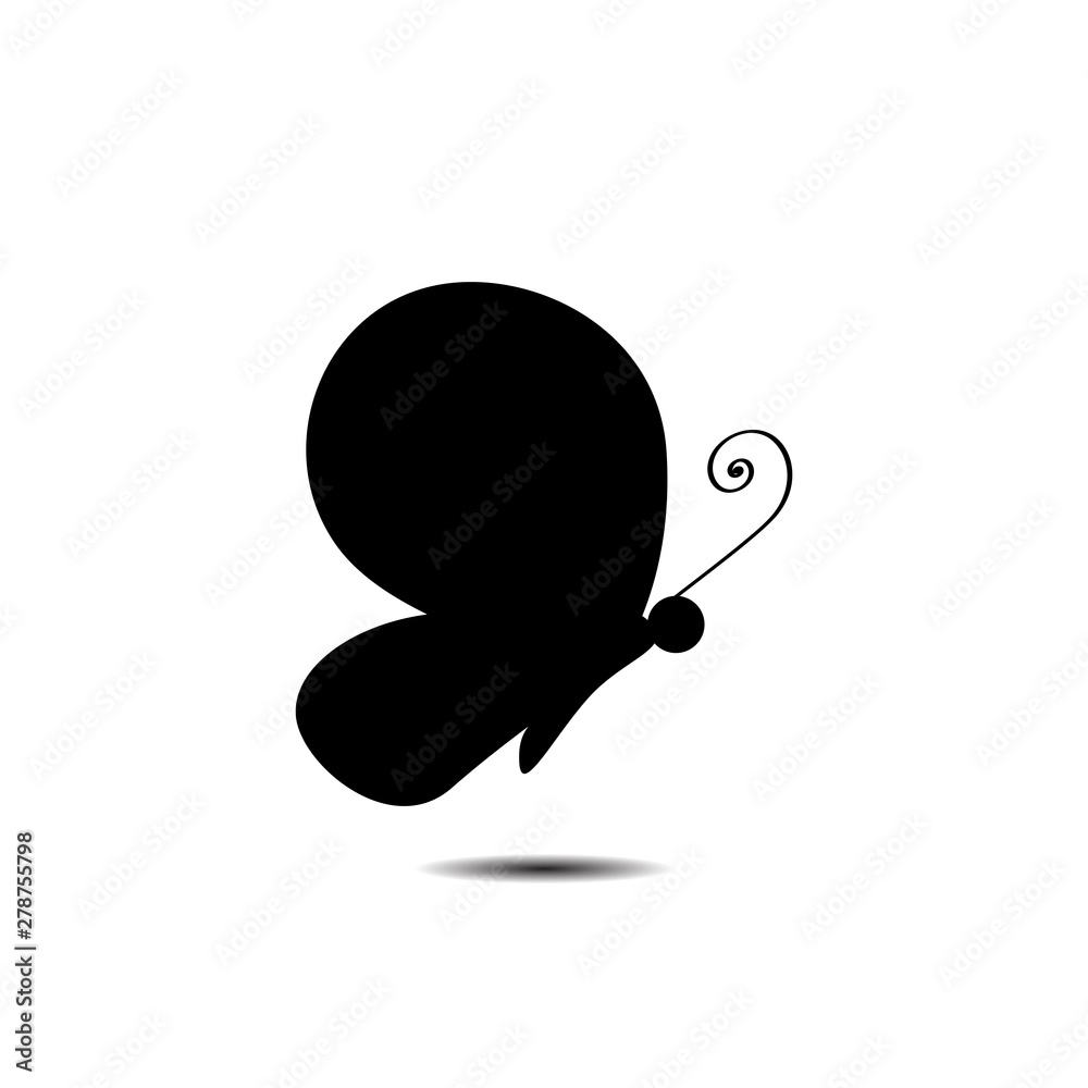 Butterfly Icon vector illustration. Vector Butterfly Sign Butterfly Icon vector illustration. Vector Butterfly Sign