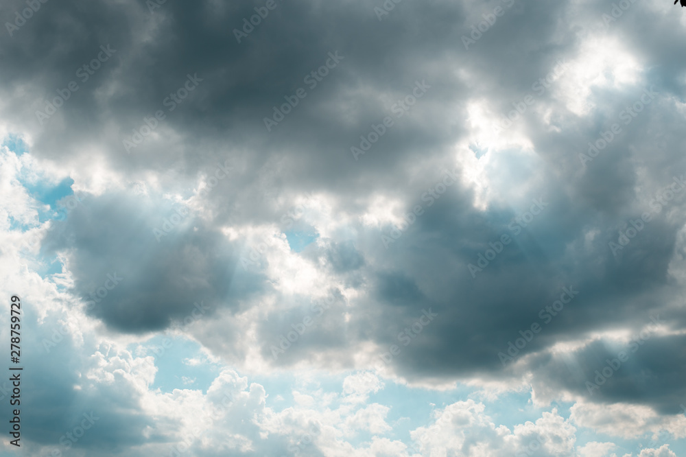 Fototapeta premium beautiful sunset in sunday morning