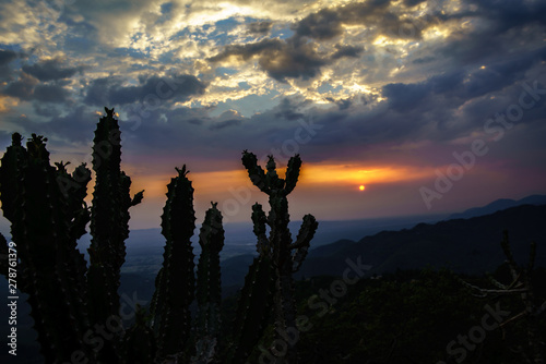 Wallpaper Mural sunsets light up sky in Rishikesh Torontodigital.ca