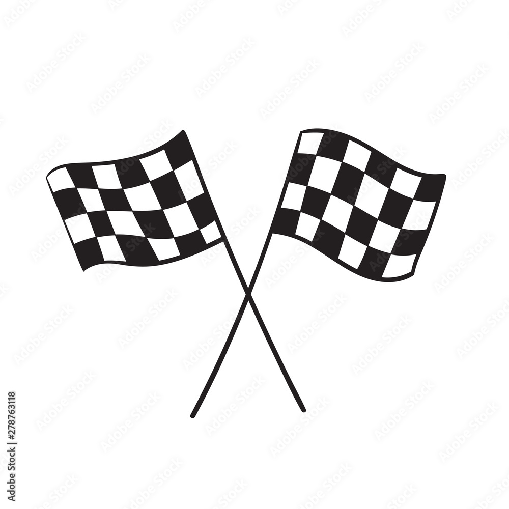 Fototapeta premium start and finish banner