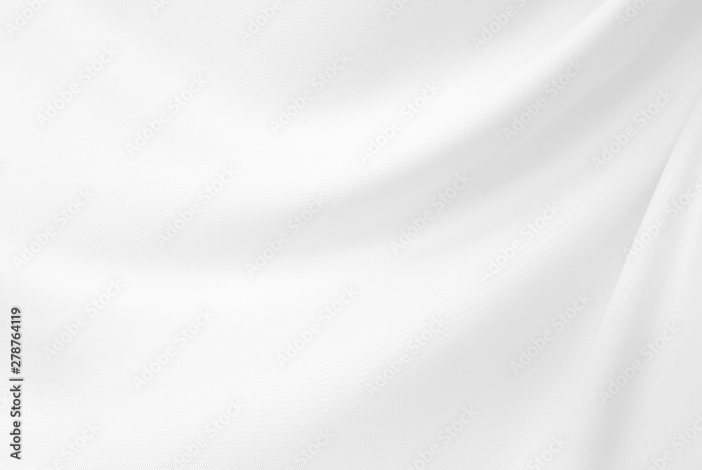 Closeup elegant crumpled of white silk fabric cloth background and texture.  Luxury background design.-Image. Photos | Adobe Stock