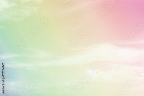 Sky and clouds in pastel tones © Nattawut