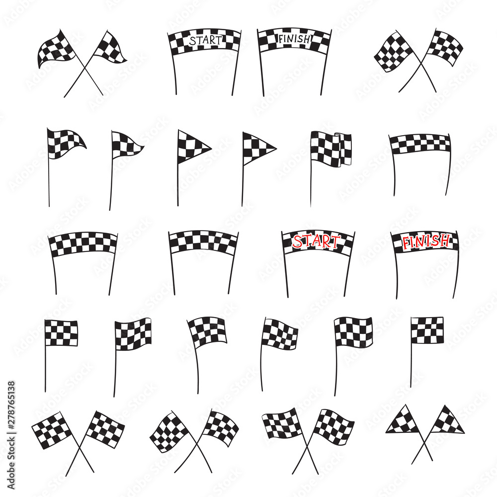 start and finish banner