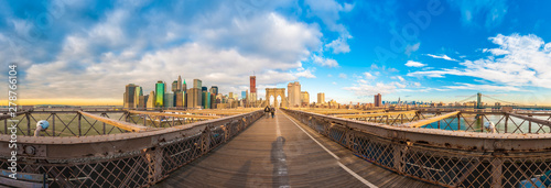 Fototapeta Naklejka Na Ścianę i Meble -  Brooklyn Bridge in New York, United States.