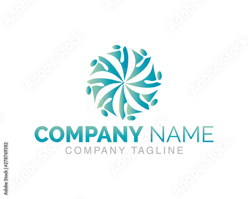 Free Download abstract circular shaped logo best suitable for corporate industry, medical industry, pharmaceuticals, insurance, security, banking, financial organisations, manufacturing companies, construction comp - GFXLoad