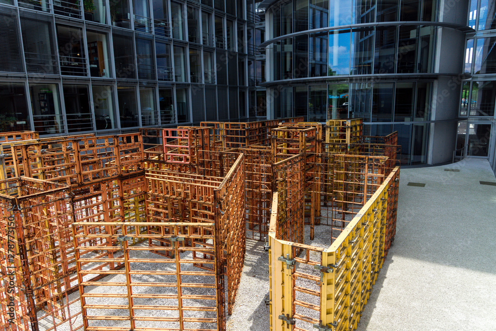 construction formwork many times used