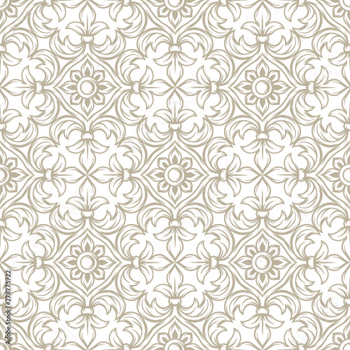 Italian ceramic tile pattern. Ethnic folk ornament.