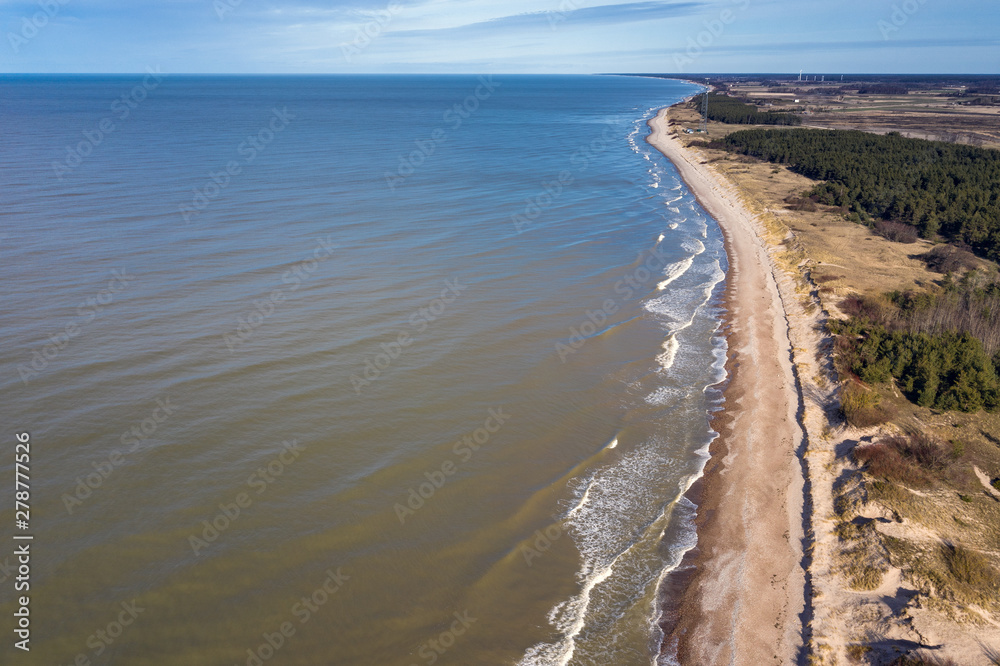 Baltic sea in nice autumn day.