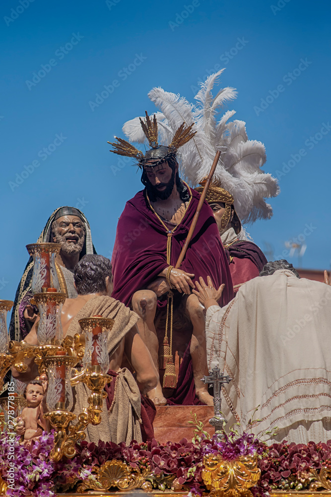 Obraz premium Hermandad de San Esteban, semana santa de Sevilla 