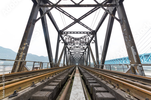 the old steel railway bridge © duan