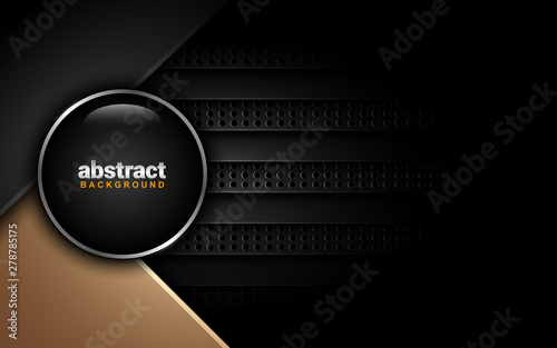 Abstract Background with Dark Color Scheme: Overlap Layer Style