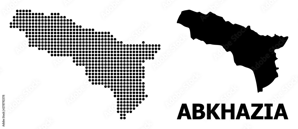 Dot Pattern Map of Abkhazia