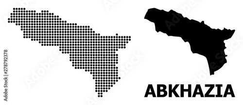 Dot Pattern Map of Abkhazia