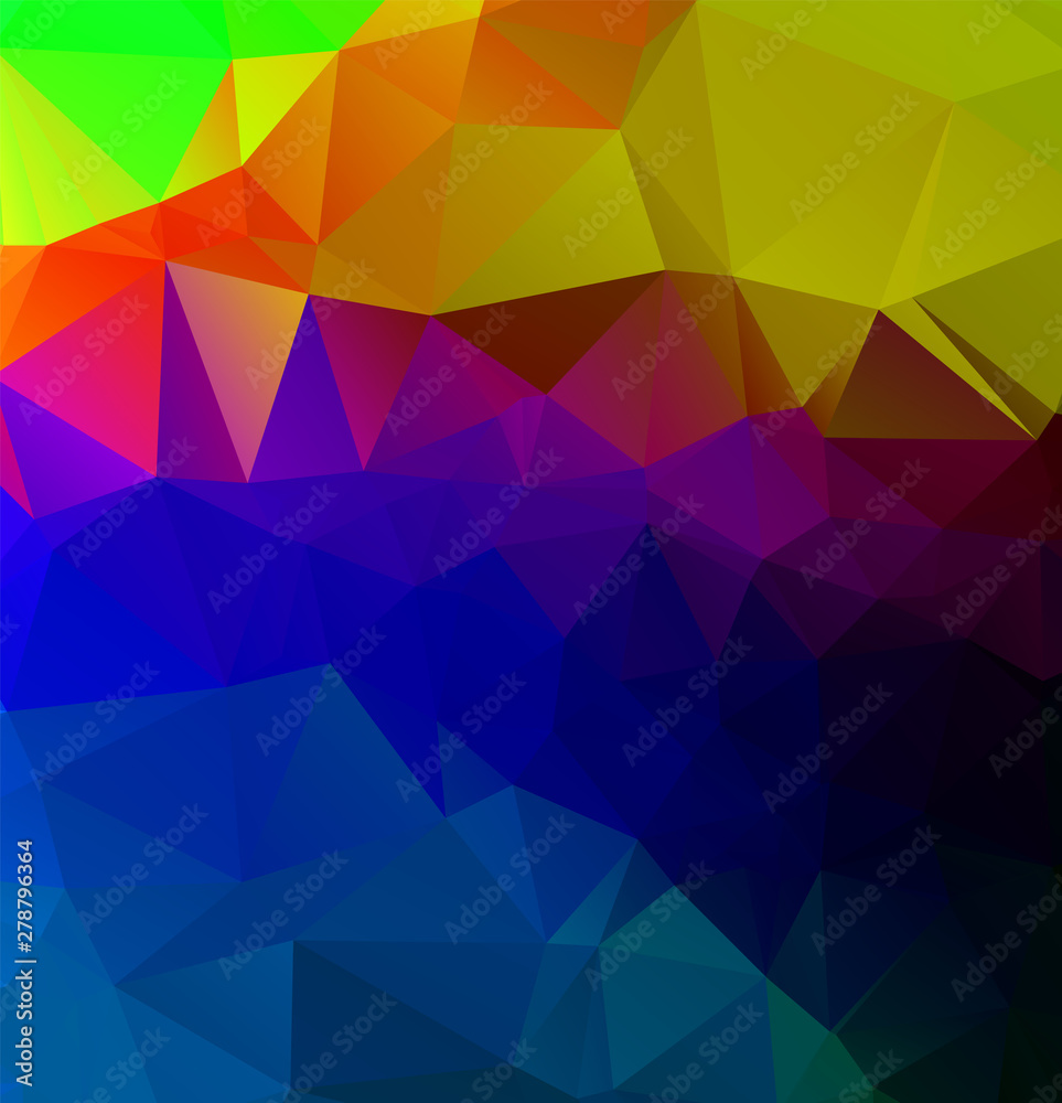 Fototapeta premium Abstract multicolor full Color rainbow background. Vector polygonal design illustrator