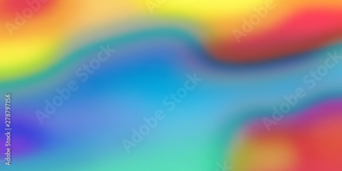 Color blend background, vector holographic iridescent pattern. Abstract liquid fluid color gradient blend pattern background