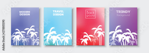 Brochure banner set collection flyer of abstract