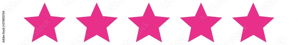 5 Stars Pink | Customer Rating | Websites Review 5 Stars Pink | Customer Rating | Websites Review