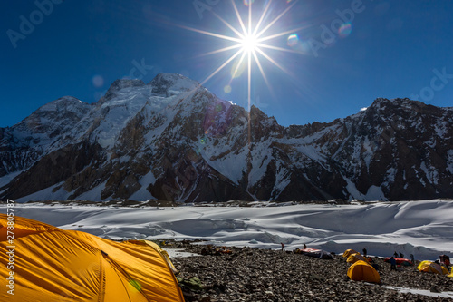 K2 mountain peak, second highest mountain in the world, K2 trek, Pakistan, Asia photo