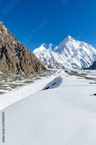 K2 mountain peak  second highest mountain in the world  K2 trek  Pakistan  Asia